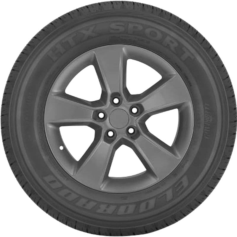 Eldorado HTX Sport tire and wheel — straight-on product view